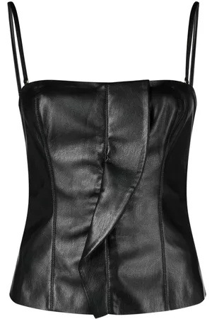 Nanushka Kya vegan leather top