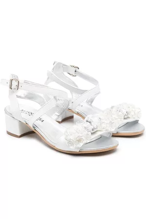 MONNALISA 35mm crystal-embellished sandals