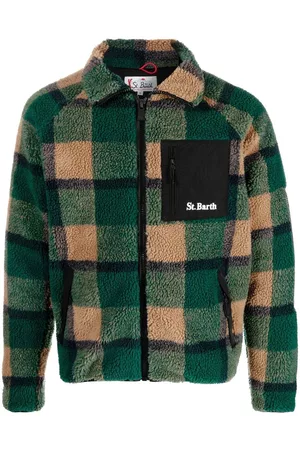 MC2 SAINT BARTH Check-print zip-up jacket