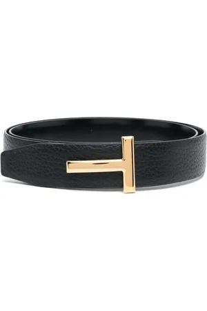 Tom Ford Logo-plaque 30mm leather belt