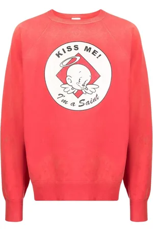 SAINT MXXXXXX Graphic print crew neck sweatshirt