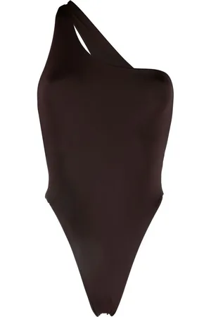 Louisa Ballou Asymmetric cut-out swimsuit