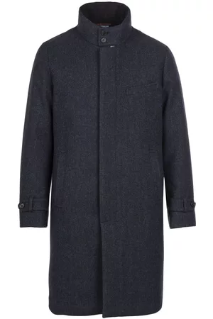 Norwegian Wool Single-breasted down-filled coat