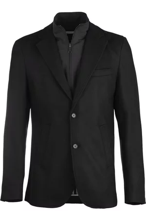 Norwegian Wool Layered-design wool-cashmere blazer