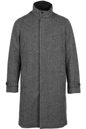 Norwegian Wool Single-breasted down-filled coat