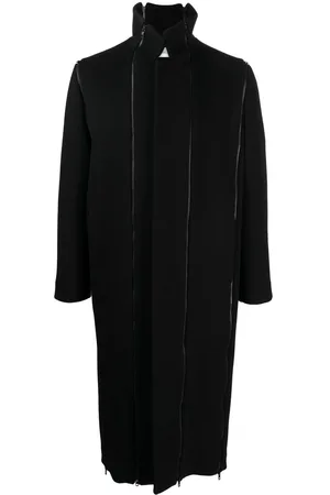 Post Archive Faction PAF Zip-detail wool coat