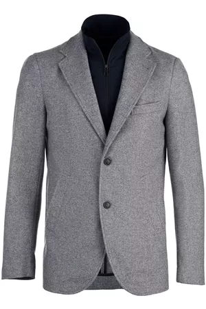 Norwegian Wool Layered-design wool-blend blazer