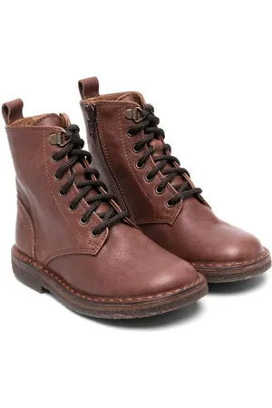 PèPè Lace-up leather ankle boots