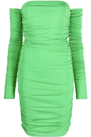 The Andamane Off-shoulder draped dress