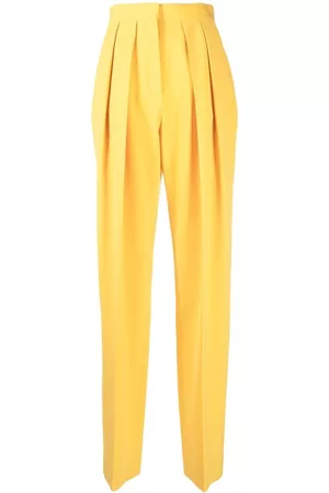 Stella McCartney Pleated straight-leg trousers