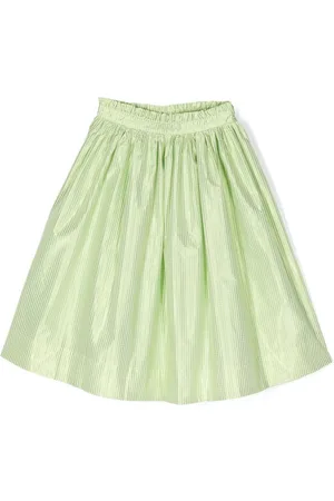Molo Gingham shimmery skirt