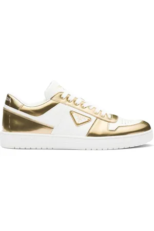 Prada Downtown low-top leather sneakers
