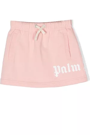 Palm Angels Logo-print drawstring skirt