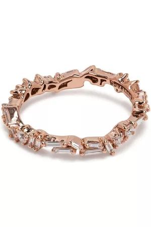 Suzanne Kalan 18kt rose diamond Firework ring