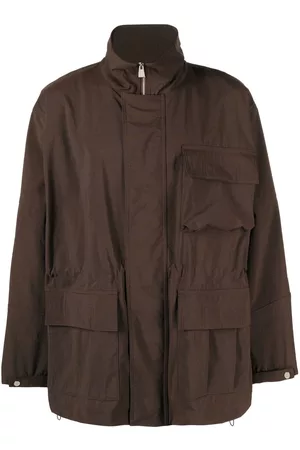 There Was One Cargo-pockets high-neck parka jacket