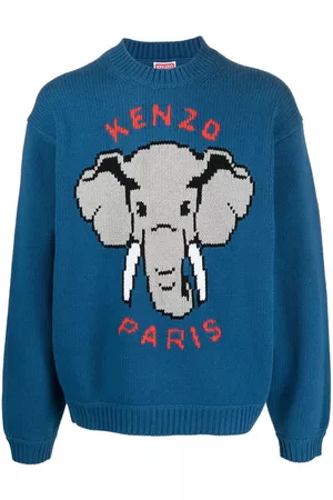 Kenzo Intarsia-knit long-sleeved jumper