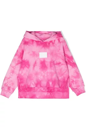 Maison Margiela Logo-patch tie-dye hoodie