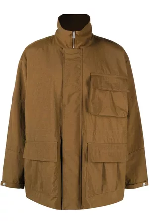 There Was One Cargo-pockets high-neck parka jacket