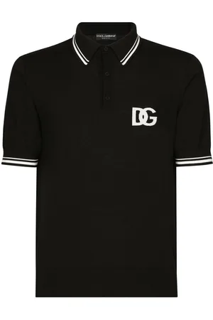 Dolce & Gabbana Logo stripe-trim polo shirt