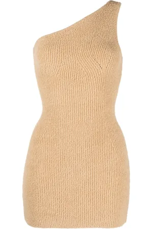 WARDROBE.NYC X Hailey Bieber one-shoulder dress