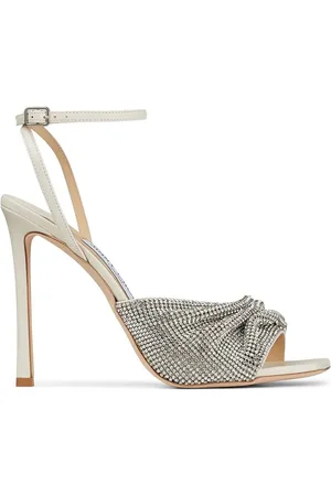 Jimmy Choo Naria 110mm crystal-mesh sandals