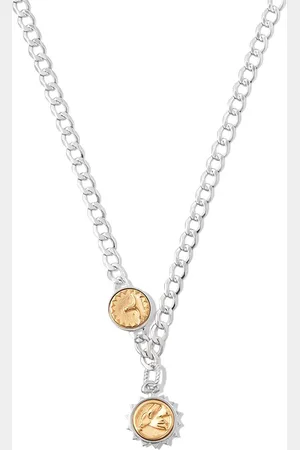Maria Black Gold-plated Adriana pendant necklace