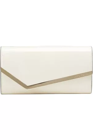 Jimmy Choo Emmie leather clutch bag