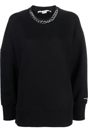 Stella McCartney Chain-link cotton sweatshirt