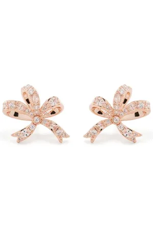 Swarovski Hyperbola bow stud earrings