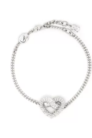 Swarovski Matrix heart pendant bracelet