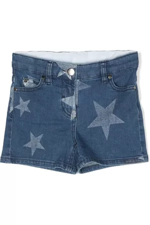 Stella McCartney Star-print denim shorts