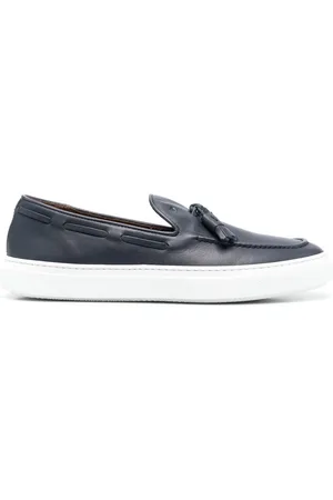 Fratelli Rossetti Tassel-detail leather boat shoes