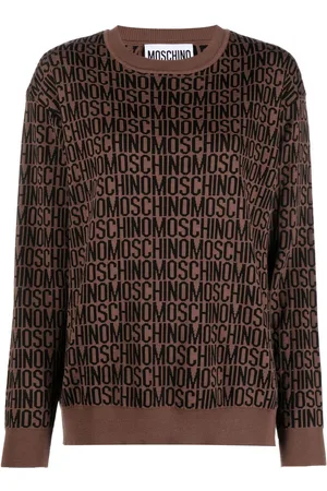 Moschino Logo-print crew neck sweatshirt