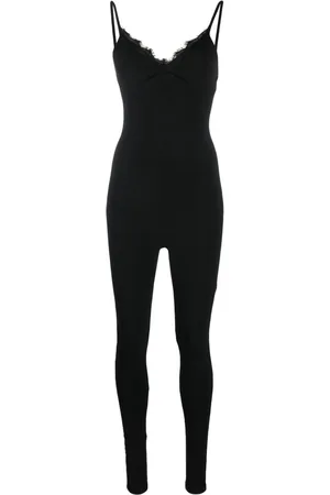Atu Body Couture Lace-trim sleeveless jumpsuit