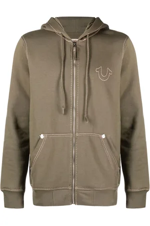True Religion Big T zip-up hoodie