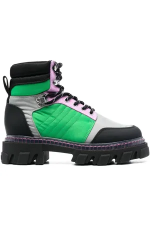 Ganni Colourblock hiking boots