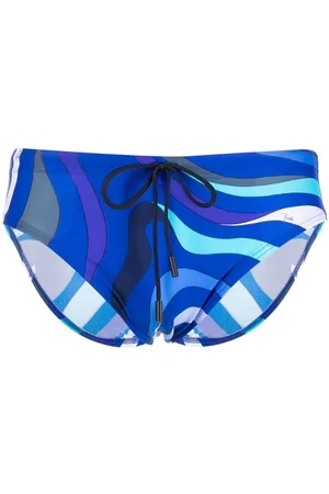 Puccini Wave-print swim shorts