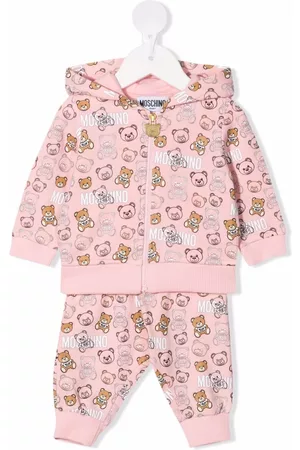 Moschino Teddy bear-motif cotton tracksuit set