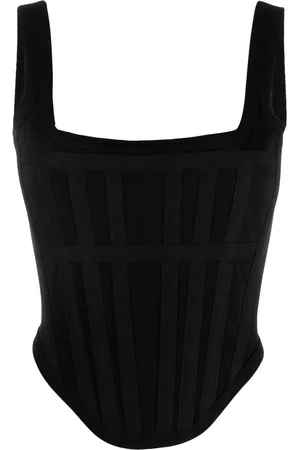 DION LEE Cropped corset top