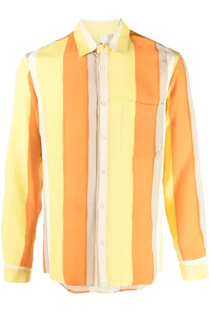 Sandro Stripe-print long-sleeve shirt