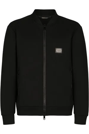 Dolce & Gabbana Logo-tag piqué track jacket