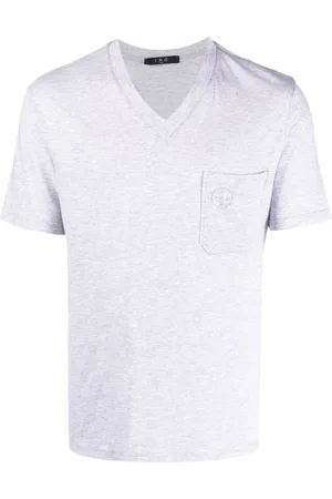 IRO Logo-print V-neck T-shirt