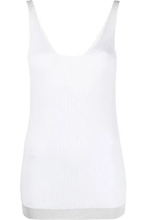 Fabiana Filippi Scoop-neck knit top
