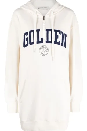 Golden Goose Logo appliqué hoodie dress