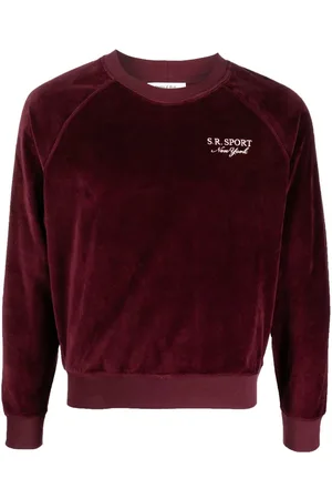 Sporty & Rich Logo-embroidered long-sleeve sweatshirt