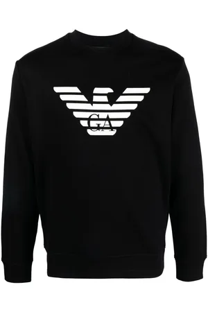 Emporio Armani Logo-print cotton sweatshirt