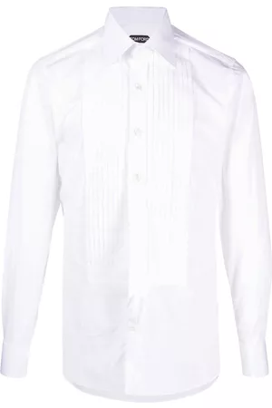 Tom Ford Pintuck long-sleeve shirt