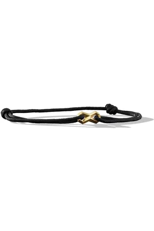 David Yurman 18kt yellow Infinity Link cord bracelet (9mm)