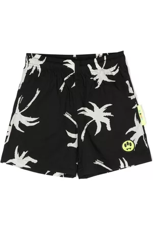 BARROW Graphic-print elasticated shorts