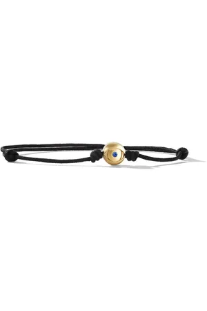 David Yurman 18kt yellow Evil Eye cord bracelet (9mm)